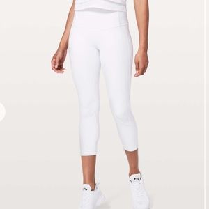Lululemon All the Right Places Crop 23” White